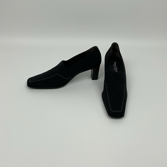Paul Green Shoes - Paul Green Black Heels Womens 3.5 Square Toe Handmade Austria